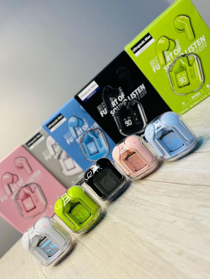 EARBUDS AIR 31 AIRPODS WIRELESS EARBUDS WITH CRYSTAL TRANSPARENT CASE