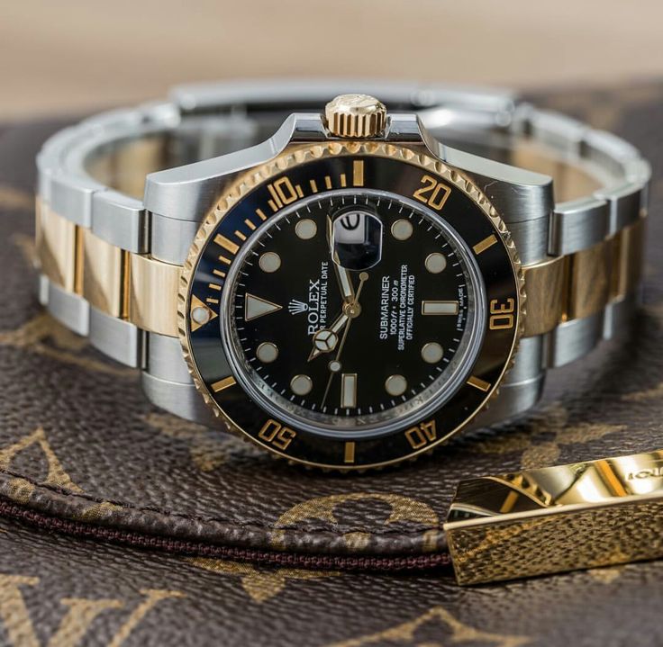 Master Quality Luxury Two-Tone Men’s Watch – Submarine Style | Limited Pieces